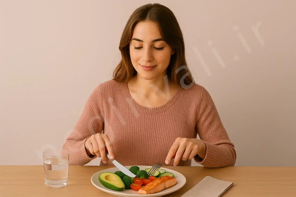 رژیم غذایی مناسب برای تنبلی تخمدان و سلامت زنان
