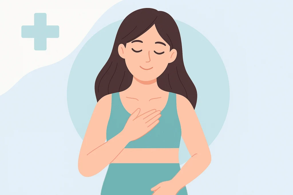 تصویر مفهومی آرامش زن و سلامت زنان در موضوع واژینیسموس